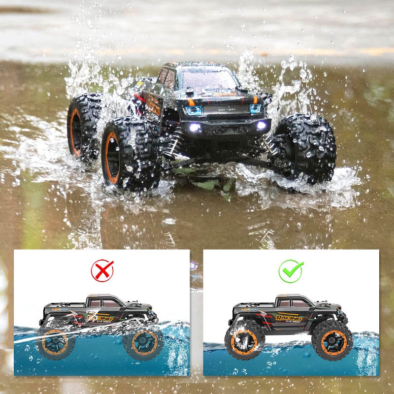 HAIBOXING Remote Control Car 16889, 1:16 Scale 2.4Ghz RC Cars 4x4 Off Road Trucks, Waterproof RTR RC Monster Truck 36KM/H, Toys for Kids and Adults with 2 Batteries 35+ mins Play - Image 4
